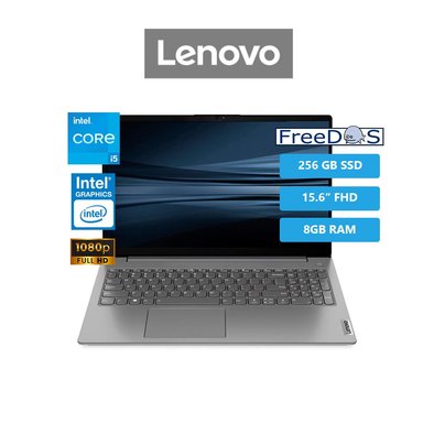 LAPTOP LENOVO 83A100GKLM 8GB 15.6" 256GB INTEL VG4 IRU  FHD TN CORE I5-13420H 2.1 4.6GHZ DDR4-3200MHZ FREEDOS
