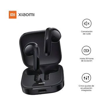 XIOAMI AUDIFONOS BLUETOOH REDMI BUDS 6 ACTIVE 30HRS IPX4 – NEGRO - 1