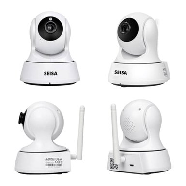 SEISA CAMARA DE SEGURIDAD IP IPC-ZAS01 WI-FI 350° 1080P VISION NOC-SENSOR MOV - 5