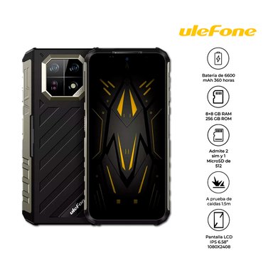 ULEFONE SMARTPHONE ARMOR 22 RUGGED 8GB+8GB VIRTUAL 256GB 6600MAH IP68