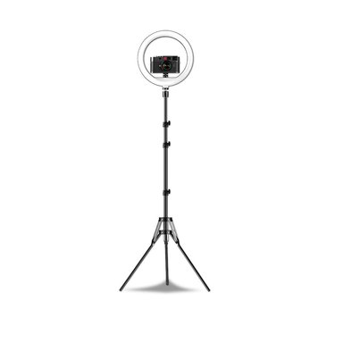 ARO DE LUZ CON BRILLO AJUSTABLE TRIPODE 1.90 MTRS - 2