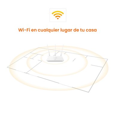 TENDA ROUTER WIFI F3 N300 300MBPS 3 ANTENAS BLANCO - 5