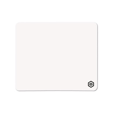 MOUSEPAD SUPERFICIE LISA MPB-02 ANTIDESLIZANTE BLANCO - 2
