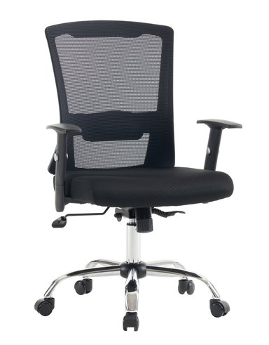 SILLA GIRATORIA ERGONÓMICA VENSO RTA-C4570SC GERENCIAL NEGRO