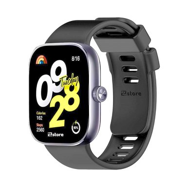 CORREA SILICONA PARA REDMI WATCH 4 / ACTIVE  NEGRO