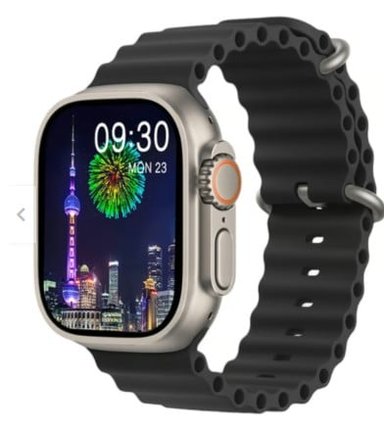 SMARTWATCH T10 MINI SERIE 10 DOBLE CORREA NEGRO - 1