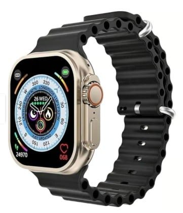 SMARTWATCH T10 MINI SERIE 10 DOBLE CORREA NEGRO - 2