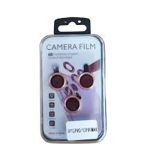 MICAS DE CAMARA INDIVIDUALES METAL ROSADO PARA IPHONE 12 PRO MAX - 1
