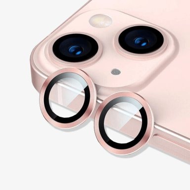 MICAS DE CAMARA INDIVIDUALES METAL ROSADO PARA IPHONE 12 PRO MAX - 2
