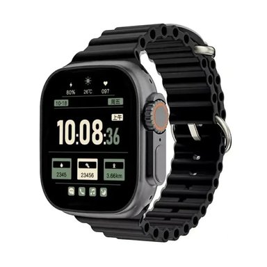 SMARTWATCH KW23 ULTRA 3 (3 CORREAS) NEGRO - 1