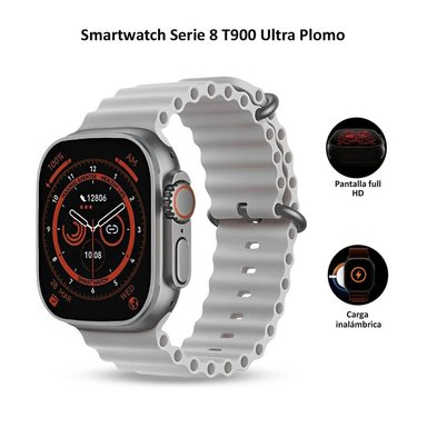 SMARTWATCH T900 ULTRA 3 MAX PLATA - 1