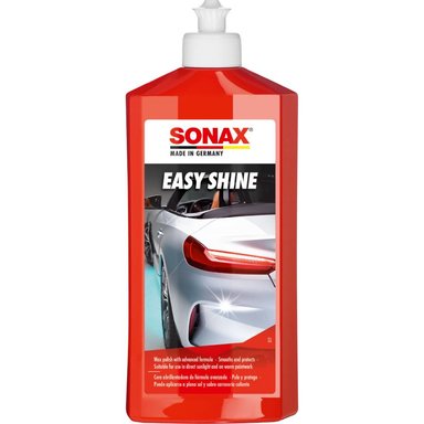 CERA PARA AUTOS SONAX EASY SHINE COLOR ROJO 500 ML