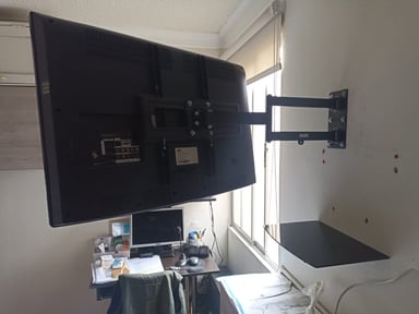 RACK PARA TV / MOVIBLE DOBLE BRAZO DE 32" A 65" // SOPORTE PARA TV - 4