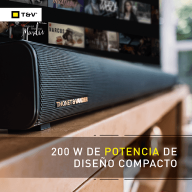 Teatro En Casa Barra Sonido 5.1 Inalambrica Bluetooth 200w - 4