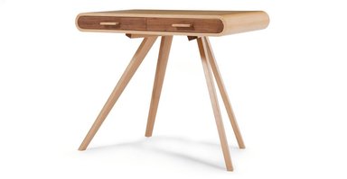 ESCRITORIO YOLODECORO FONTEYN 90 CM X 90 CM ROBLE Y NOGAL