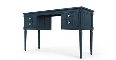 ESCRITORIO YOLODECORO BOURBON 140 CM X 140 CM AZUL OSCUROVINTAGE