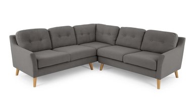 SOFÁ YOLODECORO RUFUS 5 CUERPOS ESQUINA GRIS RINOCERONTE