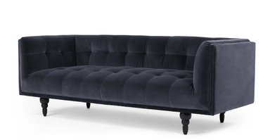 SOFÁ YOLODECORO CONNOR 3 CUERPOS AZUL MARINO