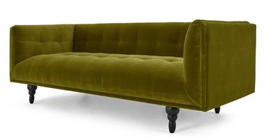 SOFÁ YOLODECORO CONNOR 3 CUERPOS VERDE OLIVA