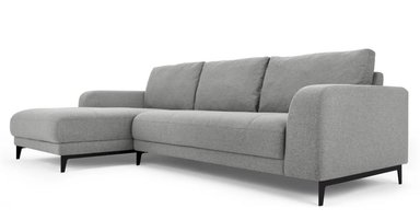 SOFÁ ESQUINERO CON CHAISE LONGUE A LA IZQUIERDA LUCIANO - GRIS MONTAÑA