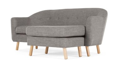 SOFÁ ESQUINERO YOLODECORO LOTTIE 3 CUERPOS CON CHAISE LONGUE GRIS TIZA