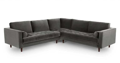 SOFÁ ESQUINERO YOLODECORO SCOTT 5 CUERPOS GRIS HORMIGÓN
