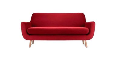 SOFÁ YOLODECORO MARCIA 2 CUERPOS ROJO