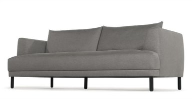 SOFÁ YOLODECORO BOWERY 3 CUERPOS GRIS FÓSIL