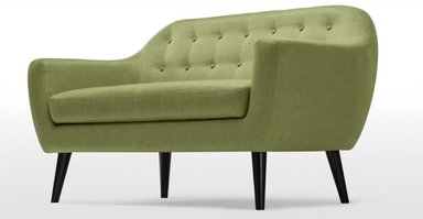 SOFÁ YOLODECORO RITCHIE 2 CUERPOS VERDE LIMA