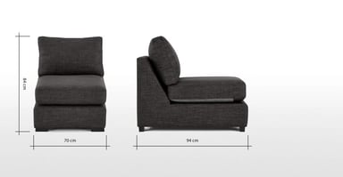 SILLÓN YOLODECORO MORTIMER MODULAR GRIS FOCA - 3