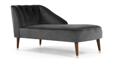 CHAISE LONGUE YOLODECORO MARGOT A LA DERECHA GRIS ESTAÑO