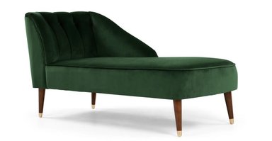 CHAISE LONGUE YOLODECORO MARGOT A LA DERECHA VERDE BOSQUE