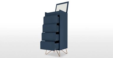 CÓMODA TOCADOR ELONA - AZUL OSCURO - 4