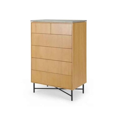 CÓMODA ALTA DARA - ROBLE