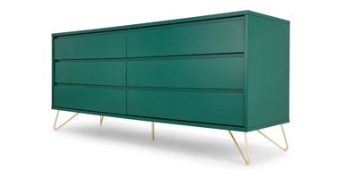 CÓMODA ANCHA ELONA - VERDE INGLÉS