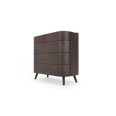 CÓMODA CON 5 CAJONES ADA - ROBLE OSCURO