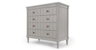 CÓMODA VINTAGE BOURBON - GRIS