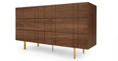 CÓMODA ANCHA KEATON - NOGAL