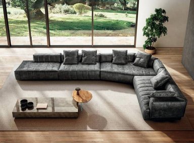 SOFÁ SECCIONAL YOLODECORO HERO 6 CUERPOS MODULAR GRIS