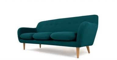 SOFÁ YOLODECORO DYLAN 3 CUERPOS AZUL MINERAL