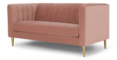 SOFÁ YOLODECORO AMICIE 2 CUERPOS ROSA