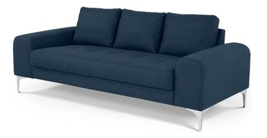 SOFÁ YOLODECORO VITTORIO 3 CUERPOS AZUL OSCURO
