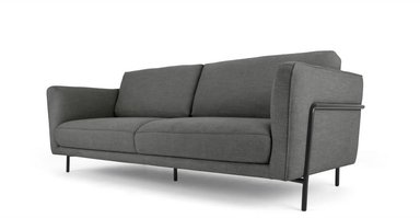 SOFÁ YOLODECORO EVERSON 3 CUERPOS GRIS ANTRACITA