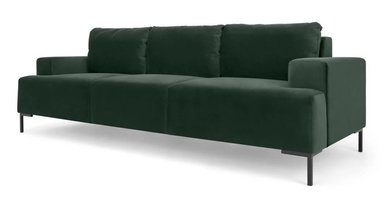 SOFÁ YOLODECORO FREDERIK 3 CUERPOS VERDE