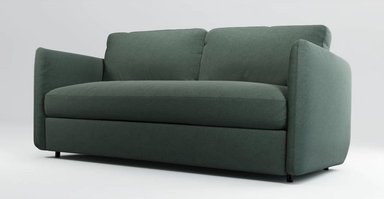 SOFÁ YOLODECORO FLETCHER 3 CUERPOS VERDE