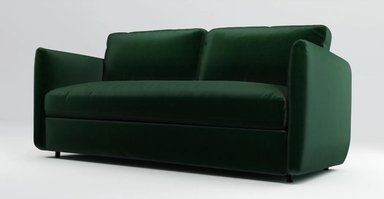 SOFÁ YOLODECORO FLETCHER 3 CUERPOS VERDE BOTELLA