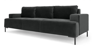 SOFÁ YOLODECORO FREDERIK 3 CUERPOS GRIS ANTRACITA