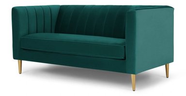 SOFÁ YOLODECORO AMICIE 2 CUERPOS AZUL ESPUMA MAR