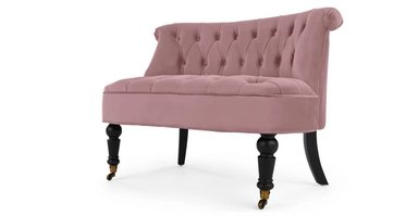 BUTACA YOLODECORO BOUJI PARA 2 ROSA EMPOLVADO