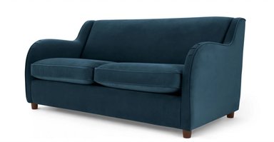 SOFÁ YOLODECORO HELENA 2 CUERPOS AZUL CERCETA